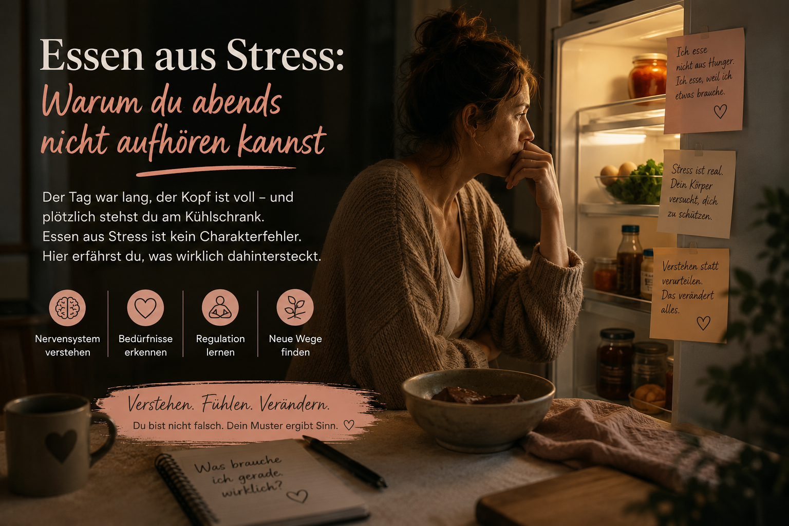 Essen aus Stress: Warum du abends nicht aufhören kannst