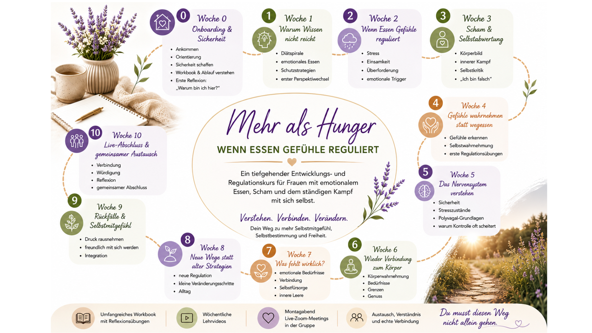 Mehr als Hunger – Die 10 Wochen im Überblick